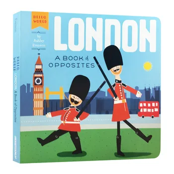 Hello World, Лондон, Детские книжки для малышей 1, 2, 3 лет, английская книжка с картинками, 9780448489162