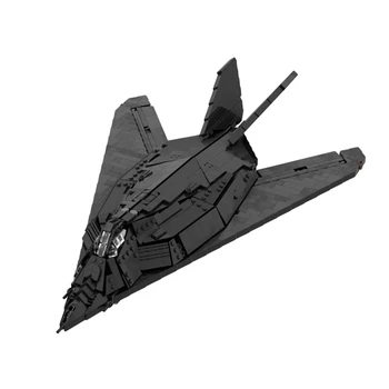 Истребитель F-117 Nighthawk Stealth Strike Fighter в масштабе 1: 40, набор строительных блоков, военный самолет MOC, кирпичная игрушка для детей, подарок