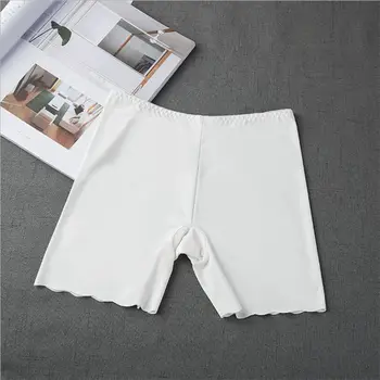 Эластичные шорты для женщин Защитные шорты Летние короткие брюки с высокой талией Мягкое комфортное нижнее белье Дышащие бесшовные боксеры